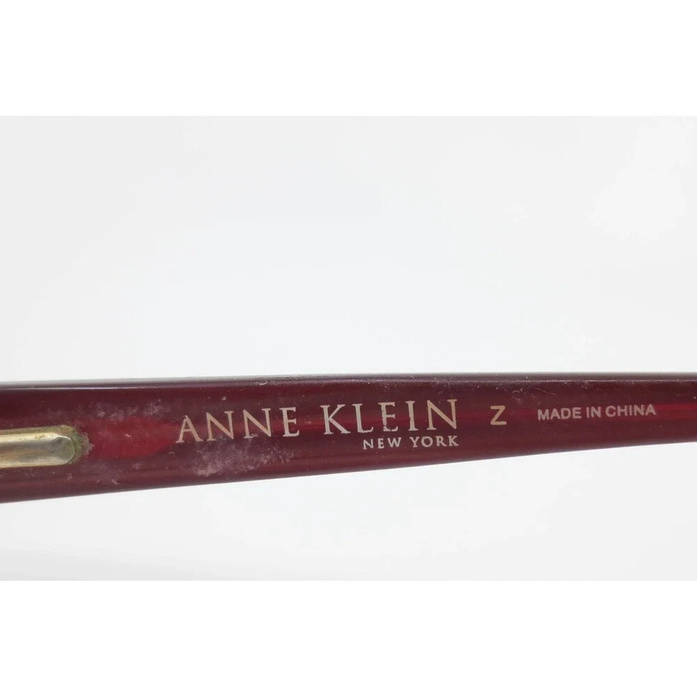 Anne Klein New York AK 806 163 Burgundy Red Rectangular Eyeglass Frames